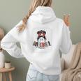 Baseball Mom Messy Bun Mommy Baseball Player Premium Women Hoodie Back Print Baseball Mom Messy Bun Mommy Baseball Player Premium Women Hoodie Back Print