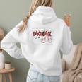 Baseball Mom Mommy Baseball Player Premium Women Hoodie Back Print Baseball Mom Mommy Baseball Player Premium Women Hoodie Back Print