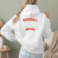 Baseball Mom Baseball Player For Mother's Day Women Hoodie Back Print Baseball Mom Baseball Player For Mother's Day Women Hoodie Back Print