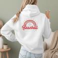 Baseball Mom Rainbow Great Team Mom Premium Women Hoodie Back Print Baseball Mom Rainbow Great Team Mom Premium Women Hoodie Back Print