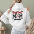 Baseball Mom Red Varsity Baseball Mama Cute Mother's Day Women Hoodie Back Print Baseball Mom Red Varsity Baseball Mama Cute Mother's Day Women Hoodie Back Print
