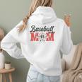 Baseball Mom Retro Distressed Baseball Family Matching Women Hoodie Back Print Baseball Mom Retro Distressed Baseball Family Matching Women Hoodie Back Print