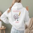 Baseball Mom Sports Quote Women Hoodie Back Print Baseball Mom Sports Quote Women Hoodie Back Print