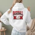 Baseball Mom Sports Red Women Hoodie Back Print Baseball Mom Sports Red Women Hoodie Back Print