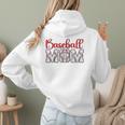 Baseball Mom Sporty Humor Raglan Baseball Tee Women Hoodie Back Print Baseball Mom Sporty Humor Raglan Baseball Tee Women Hoodie Back Print