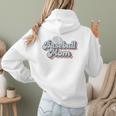 Baseball Mom Sporty Retro Baseball Team Momma Gray Women Hoodie Back Print Baseball Mom Sporty Retro Baseball Team Momma Gray Women Hoodie Back Print