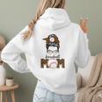 Baseball Mom Women Messy Bun Leopard Mother's Day Women Hoodie Back Print Baseball Mom Women Messy Bun Leopard Mother's Day Women Hoodie Back Print