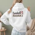Baseball Nanny Women BallPark Nanny Baseball Mom Women Hoodie Back Print