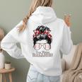 Busy Raising Ballers Messy Bun Funny Baseball Mom Women Hoodie Back Print Busy Raising Ballers Messy Bun Funny Baseball Mom Women Hoodie Back Print