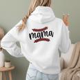 Custom Hustle Tball Tee Ball Baseball Mom Women Hoodie Back Print
