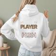 My Favorite T-Ball Player Calls Me Mom Baseball Mom Tee Ball Women Hoodie Back Print