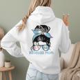 Guatemala Baseball Mom Messy Bun Women Hoodie Back Print Guatemala Baseball Mom Messy Bun Women Hoodie Back Print