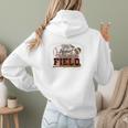 My Heart Is On That Field Baseball Mom Momm Premium Women Hoodie Back Print