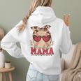 Heart Glasses Baseball Mama Baseball Mom Mother's Day Women Hoodie Back Print Heart Glasses Baseball Mama Baseball Mom Mother's Day Women Hoodie Back Print