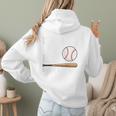 I'm His 1 Fan Since Day One Baseball Mom Women Hoodie Back Print