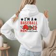 I'm A Baseball Mom Of Course I'm Broke Raglan Baseball Tee Women Hoodie Back Print