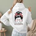 Kinda Busy Raising Ballers Messy Bun Funny Baseball Mom Women Hoodie Back Print Kinda Busy Raising Ballers Messy Bun Funny Baseball Mom Women Hoodie Back Print