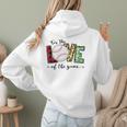 For The Love Of The Game Day Baseball Mom Cheering Lovers Women Hoodie Back Print