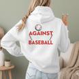 Mom Against Baseball Pants Shirt Baseball Mom Women Hoodie Back Print Mom Against Baseball Pants Shirt Baseball Mom Women Hoodie Back Print