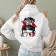 Peruvian Baseball Mom Peru Flag Baseball Girl Women Hoodie Back Print Peruvian Baseball Mom Peru Flag Baseball Girl Women Hoodie Back Print