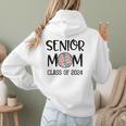 Proud Senior Baseball Mom Senior 2024 Class Leopard Game Day Raglan Baseball Tee Women Hoodie Back Print Proud Senior Baseball Mom Senior 2024 Class Leopard Game Day Raglan Baseball Tee Women Hoodie Back Print