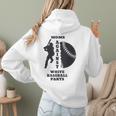 Retro Moms Against Baseball Pants Baseball Mom Women Hoodie Back Print