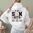 If My Son Hits I Will Yell Loud Baseball Mom Women Hoodie Back Print If My Son Hits I Will Yell Loud Baseball Mom Women Hoodie Back Print