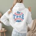 Spring 2024 Season Cute Baseball Mom It Is The Season Women Hoodie Back Print