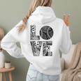 Women's Baseball Softball Baseball Mom LOVE Baseball Women Hoodie Back Print Women's Baseball Softball Baseball Mom LOVE Baseball Women Hoodie Back Print
