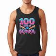 100 Days Of School Baseball Dripping Ice Cream 100th Day Men Tank Top 100 Days Of School Baseball Dripping Ice Cream 100th Day Men Tank Top
