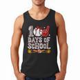 100 Days Of School Cute Bow Baseball Boy Girl Teacher Men Tank Top