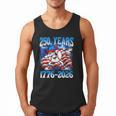 250 Years 1776 2026 250th Baseball American Flag 4th Of July Men Tank Top