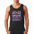 67 33 Days Of School Baseball Drip 100th Day Of School Boys Men Tank Top