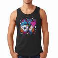 7th Birthday I Was 6 Now I'm 7 Baseball Ice Cream Drip Men Tank Top