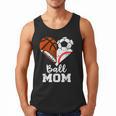 Ball Mom Heart Soccer Basketball Baseball Football Mom Men Tank Top