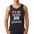 Baseball 10 Year Old Ice Cream Drip 10th Birthday Boys Men Tank Top Baseball 10 Year Old Ice Cream Drip 10th Birthday Boys Men Tank Top
