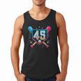 Baseball 45 Year Old Ice Cream Drip 45th Birthday Number 45 Men Tank Top Baseball 45 Year Old Ice Cream Drip 45th Birthday Number 45 Men Tank Top