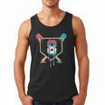 Baseball 8 Year Old Ice Cream Drip 8th Birthday Boys Player Men Tank Top