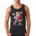 Baseball Christmas Santa Claus Batter Baseball Drip Men Tank Top
