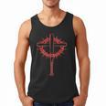Baseball Cross Bats Pitcher Jesus Faith Men Tank Top