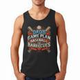 Baseball Dad BBQ Grill Dad's Game Plan Baseball & Barbecues Men Tank Top Baseball Dad BBQ Grill Dad's Game Plan Baseball & Barbecues Men Tank Top