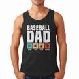 Baseball Dad Proud Little Slugger Father Humor Men Tank Top