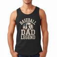 Baseball Dad Retro American Flag Style Men Tank Top
