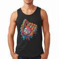 Baseball Drip Ice Cream Sprinkles Baseball Glove For Boys Men Tank Top