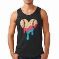 Baseball Drip Melting Ice Cream Baseball Heart Boys Girls Men Tank Top Baseball Drip Melting Ice Cream Baseball Heart Boys Girls Men Tank Top