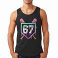 Baseball Ice Cream Drip 67 Player Dabbing Six Seven Boys Men Tank Top