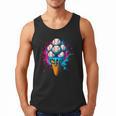 Baseball Ice Cream Drip Baseball Dad Sports Fan Youth Boys Men Tank Top