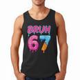 Baseball Ice Cream Drip Number 67 Player Or 67th Birthday Men Tank Top