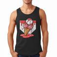 Baseball Ice Cream Drip Baseball Strawberry For Youth Red Men Tank Top