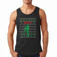 Baseball Player Christmas Pajama Send It Xmas PJs Boys Men Tank Top